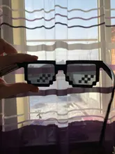 Clothing Sunglasses Mosaic Thug MLG Pixelated Retro UV400 Men's Brand 8-Bit