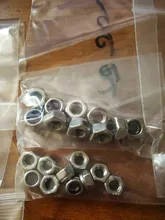 Tuerca de bloqueo automático DIN985 M2 M2.5 M3 M4 M5 M6 M8 M10 M12, tuerca hexagonal de nailon, antideslizante, de acero inoxidable, 50/30/10 Uds.