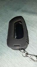 Funda protectora de cuero para llave de 100%, llavero para Pandora DXL 4950 DX-90BT, alarma bidireccional para coche, mando a distancia, LCD