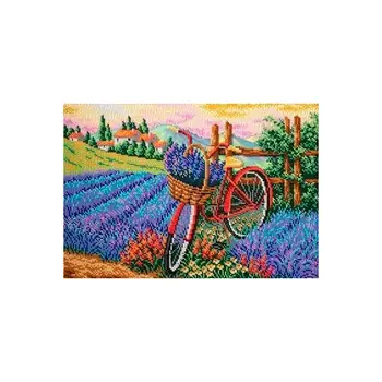 B288 set for embroidery with beads crochet 'smell of lavender '38x27 cm 
B288 set for embroidery with beads crochet 'smell of lavender '38x27 cm