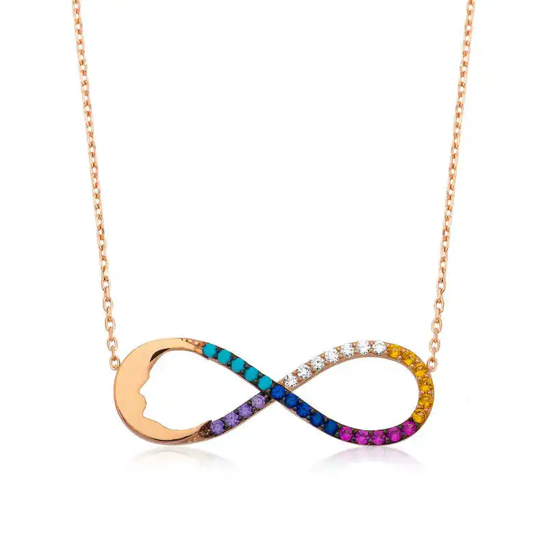 Armagano 100% 925 Sterling Silver Ataturk Skyline Infinity Ladies Necklace Quality and Original Women Amulets 
Armagano 100% 925 Sterling Silver Ataturk Skyline Infinity Ladies Necklace Quality and Original Women Amulets