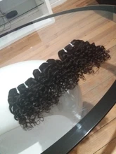 Hair-Bundles Human-Hair-Extensions Calla Kinky Curly Dark-Brown Double-Draw Natural Weft