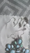 Ganchos para pendientes de plata de ley 925, accesorios de cierre para joyería, partes al por mayor, 1,7x1,5 cm, 50 Uds.