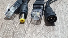 Cable adaptador POE RJ45 inyector divisor de red de potencia sobre Ethernet adaptador de PoE inyector conjunto divisor