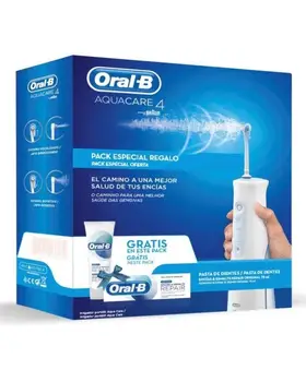 BRAUN ORAL-B AQUACARE 4 mouthwatering PACK + toothpaste 75ML - 4 modes cleaning-2 jets water-OXYJET-mode technology 
BRAUN ORAL-B AQUACARE 4 mouthwatering PACK + toothpaste 75ML - 4 modes cleaning-2 jets water-OXYJET-mode technology