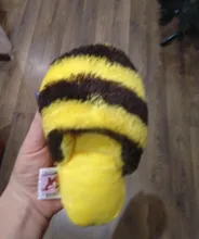 1pc Pet Dog Toys Squeak Plush Toys for Dogs Slipper Shape Dog Chew Toy Soft Plush Puppy