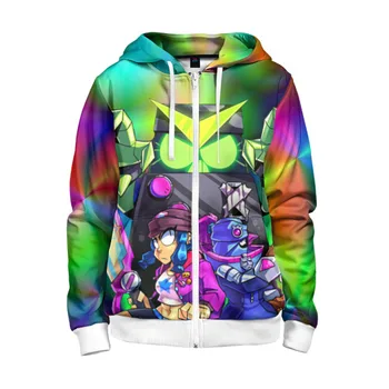 Children's sweatshirt 3D with zipper Brawl Stars 
Children's sweatshirt 3D with zipper Brawl Stars