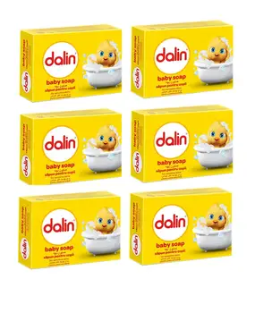 Dalin Baby Soap Bath Hand Washing Hair Face Body Skin Softening Hypoallergenic Dermotologically Tested 100 gr x 6
Dalin Baby Soap Bath Hand Washing Hair Face Body Skin Softening Hypoallergenic Dermotologically Tested 100 gr x 6