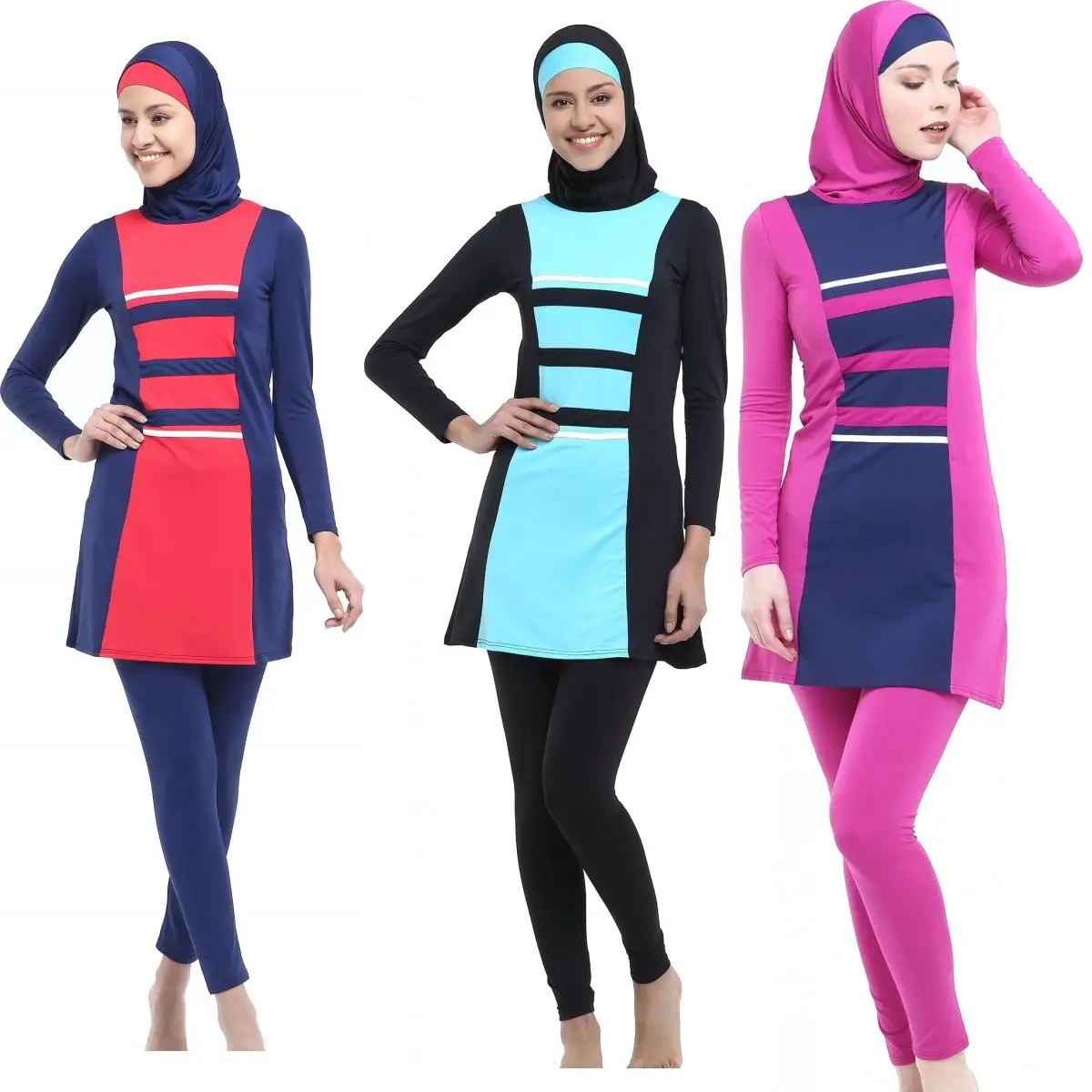 Argisa 7052 Stripe Piece Long Hijab Swimwear 36-44 Muslim Hijab Islamic Swimsuit Swim Burkini Full Cover
Argisa 7052 Stripe Piece Long Hijab Swimwear 36-44 Muslim Hijab Islamic Swimsuit Swim Burkini Full Cover