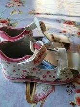 Sandalias de verano para niños y niñas, zapatos ortopédicos de princesa con flores de cuero PU, Punta cerrada