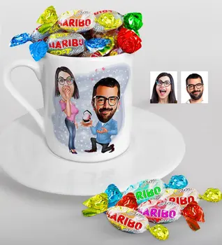 Personalized Marriage Proposal Caricature Of Turkish Coffee cup And Haribo Candy Gift Seti-1
Personalized Marriage Proposal Caricature Of Turkish Coffee cup And Haribo Candy Gift Seti-1