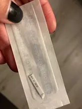 Agujas de Microblading para tatuaje, hojas flexibles en forma de U para maquillaje permanente, color blanco, 0,20/0,25mm, Lamina Tebori 7, 9, 11, 12, 14, 50 Uds.