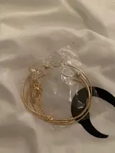 Reloj de pulsera analógico para Mujer, 5 uds., correa de cuero, de cuarzo, negro