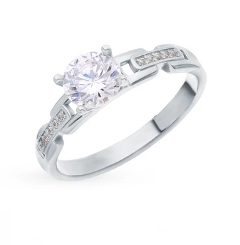 Silver ring with cubic zirconia sunlight sample 925 
Silver ring with cubic zirconia sunlight sample 925