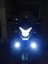 Faro LED para motocicleta, Luz antiniebla de 12v, L6X, para BMW, Suzuki, soportes delanteros, luz de paso