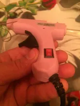 Pistola de pegamento de fusión en caliente Industrial, Mini pistolas con barras de pegamento de 7mm, herramienta de reparación térmica de temperatura de calor, accesorios DIY, 20W, UE