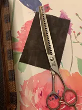 Fenice-Tijeras profesionales de peluquería para perros, tijeras de adelgazamiento curvado para cara y cuerpo, 7,0/7,5 pulgadas, JP 440C, alta calidad