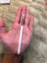 Pintura en Gel UV para manicura, lápiz para dibujar y esculpir uñas artísticas, lápiz para dibujar pétalos de media luna, mango corto, herramientas de manicura para salón DIY, 1 Uds.