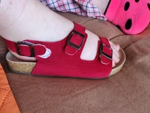 Sandalias de cuero de chicas para niños, zapatos de playa, antideslizantes, informales, suaves, para niños de 2 a 12 años, verano, 2021