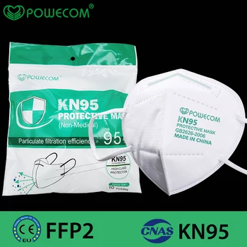 POWECOM CE FFP2 KN95 face mouth masks 95% filtration Reusable Respirator PM2.5 Strong Protective filter mask dust mouth Muffle
POWECOM CE FFP2 KN95 face mouth masks 95% filtration Reusable Respirator PM2.5 Strong Protective filter mask dust mouth Muffle
