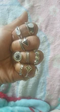Tocona 10 unids/set Bohemia antiguo Flecha de tallado anillos conjuntos de nudillo anillos para las mujeres de la joyería de los hombres кольцо 4846