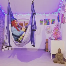 Hamaca de yoga anti gravedad, ultraliviana, equipo de gimnasia para el hogar