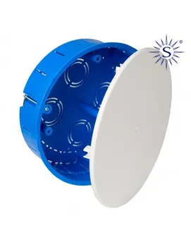 Junction box for connecting and derivation in partitions hollow ø 150x46mm
Junction box for connecting and derivation in partitions hollow ø 150x46mm