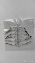 Accesorios de pesca de carpa con púas de cebo de Metal, 12 Uds., Pin de Boilies de picado con cebo de goma transparente de maíz, aparejo carpa de pelo, aparejo alimentador