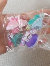 L.O.L. ¡Sorpresa! Vestidos originales de ropa para LOL 8cm, vestidos brillantes, juguetes para niños, regalo