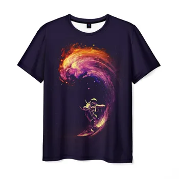 Men's T-shirt 3D space surfing
Men's T-shirt 3D space surfing