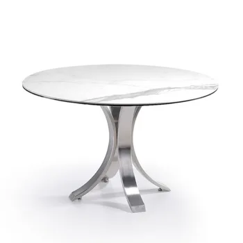 ANGEL CERDA-marble dining table in different shapes and sizes with stainless steel base, table Italian design BZ2103
ANGEL CERDA-marble dining table in different shapes and sizes with stainless steel base, table Italian design BZ2103