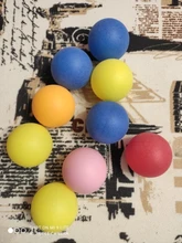 10Pcs Colorful Cats Ball Play Chew Scratch Training Toys Chase Ball for Kitten Play Disk