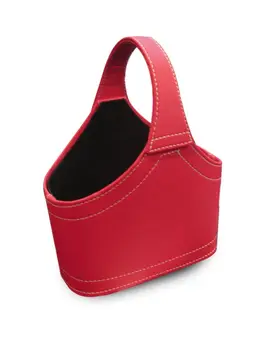 Soporte mini for journals, office files or home leather in Red color
Soporte mini for journals, office files or home leather in Red color