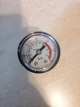 Compresor de aire, manómetro de fluido hidráulico neumático, 0-12Bar/0-180PSI, alta calidad