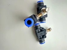 Conector neumático para tubo de aire y agua, acoplador rápido de 4mm, 6mm, 8mm, 10mm, 12mm, PU PY PK