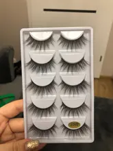 Multipack 3D Pelo de visón suave pesta?as postizas hechas a mano esponjosas pesta?as largas herramientas de maquillaje de ojos naturales Ojo de imitación las pesta?as 5 pares