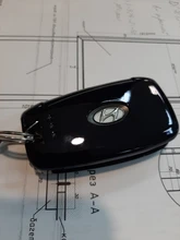 De TPU suave coche plegable soporte de funda para llave Shell para Hyundai Elantra Solaris 2017 Santa Fe Verna Tucson i35 i40Genesis F