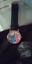 Nuevas de cuero puntada relojes de las mujeres reloj de cuarzo reloj de pulsera de dibujos animados chico regalo