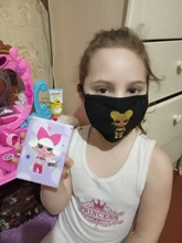 LOL-muñecas sorpresa de algodón para niños y niñas, mascarilla facial antipolvo reutilizable, transpirable, protección bucal, 1 unidad