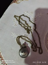 Reloj de bolsillo de cuarzo de moda popular de bronce vintage retro colgante collar de cadena reloj de bolsillo vestido relojes hommes et femmes 03 *