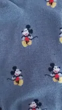 Disney-Calcetines de algodón con diseño de Mickey / Minnie / Pooh para mujer, medias de color sólido, transpirables, para adultos, 1 par