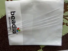 Agujas para adornos de cuentas, herramientas de acero inoxidable con apertura Central curvada, alfileres para hilo de cuentas, fácil fabricación de joyas, 5/1 Uds.