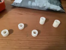 Espaciador de nailon blanco sin rosca para M5, arandela redonda hueca de ABS, tornillo de perno de placa PCB, M3, M4, M6, OD7mm-14mm, M8, 50 Uds.