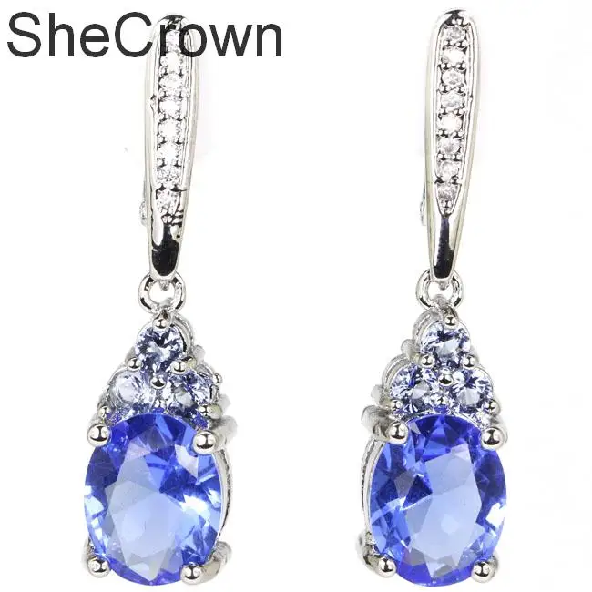 Gorgeous Paris Blue Topaz, White CZ Ladies Gift Wedding 925 Silver Pendant 38x18mm
Gorgeous Paris Blue Topaz, White CZ Ladies Gift Wedding 925 Silver Pendant 38x18mm