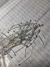 100 Uds Pines de Metal Búsqueda de joyería hacer componentes de muchos estilos Headpins Eyepins Ballpins para DIY pulseras de perlas