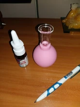 Frasco de vidrio vacío de catación importa tazas cabeza de goma Anti celulitis masaje terapia china cara ahuecando latas salud masaje