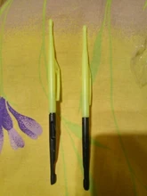 2 uds. Ganchos para pesca con mosca, herramientas para atar, separador de anzuelos de pesca, separador de plástico, removedor de anzuelos, Disgorger, recolector de nudos, nivel amarillo + negro