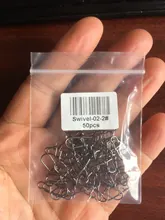 Conector de pesca de acero inoxidable, 50 Uds., Clip de bloqueo rápido, anillos giratorios a presión, broches de seguridad, herramienta de gancho de pesca