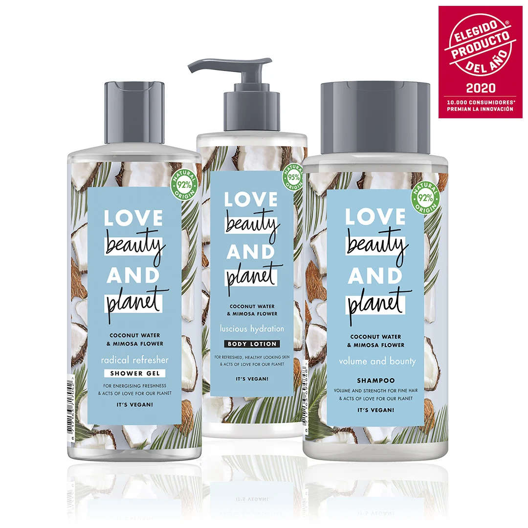 Шампунь LOVE BEAUTY AND PLANET Set гель для душа лосьон тела веганов кокосовая вода и