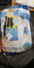 Bolsa de malla portátil para niños, juguetes de playa, ropa, paquete de toalla, bolsa de cuerda grande, Kit de herramientas de excavación de arena, paquete de almacenamiento de juguetes para bebés